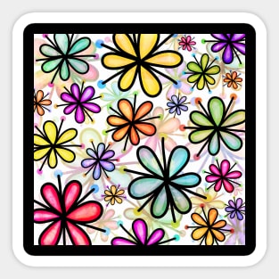 Flowers Pattern Sticker